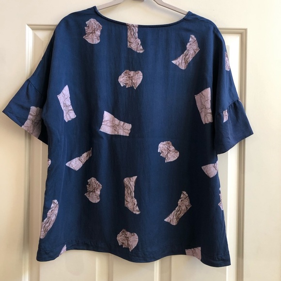 Elk the Label oversized printed top - Picture 5 of 10